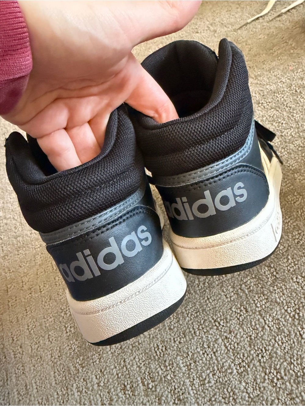 Kids Adidas High Top Sneakers - Picture 4 of 6